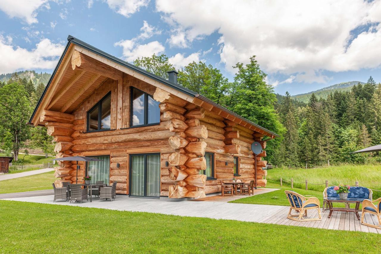 Das Blockhaus Gosau Buitenkant foto