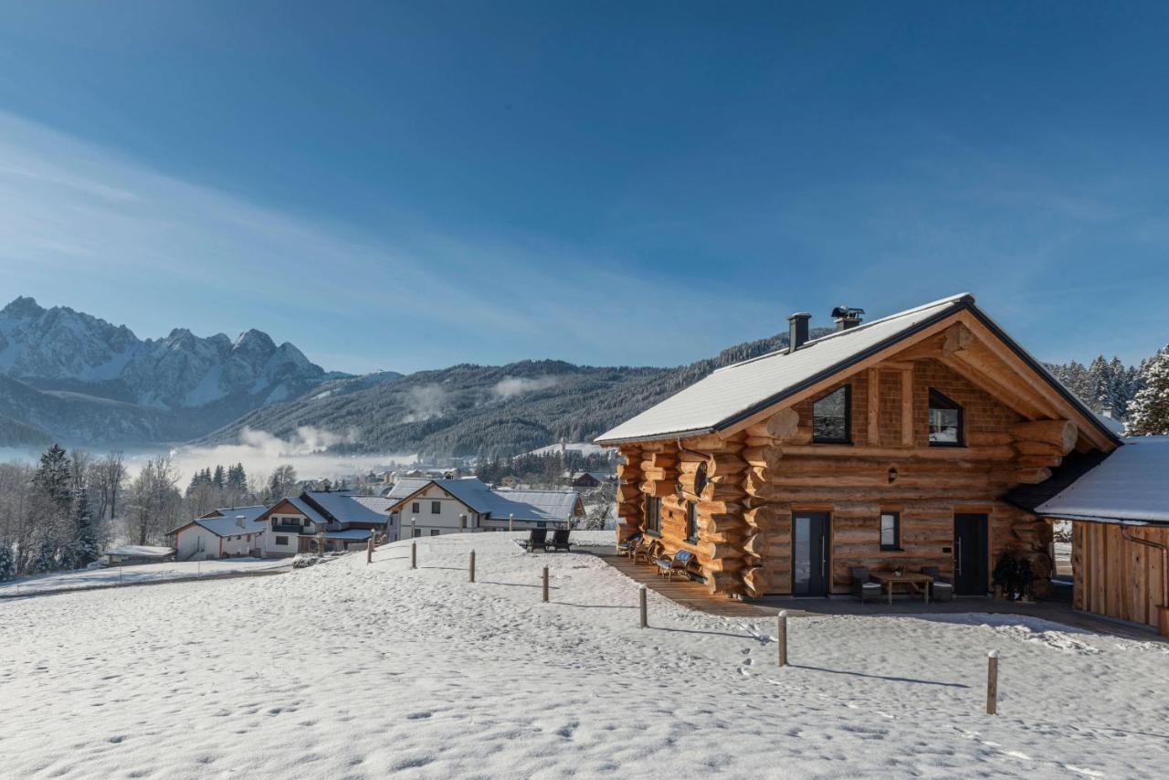 Das Blockhaus Gosau Buitenkant foto