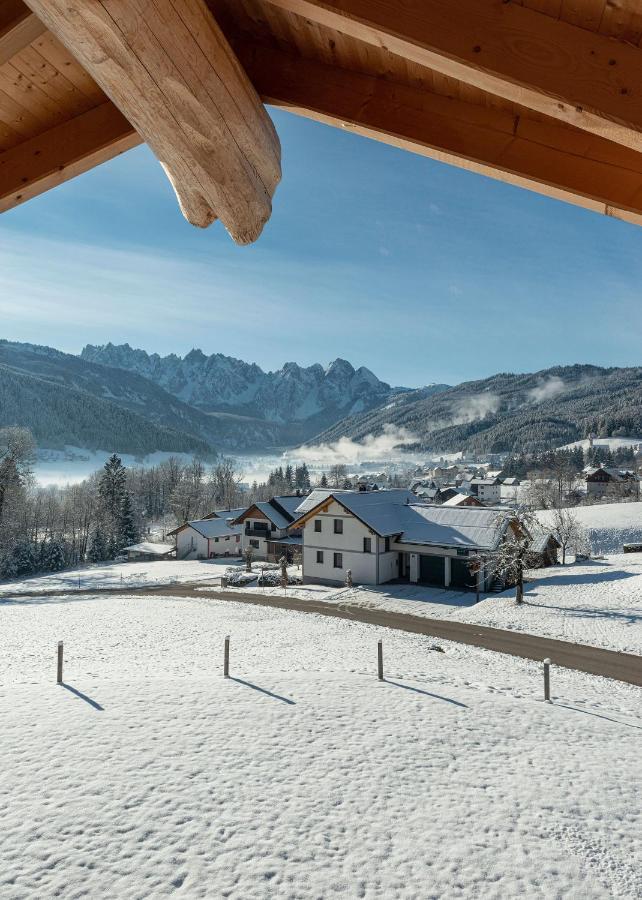 Das Blockhaus Gosau Buitenkant foto