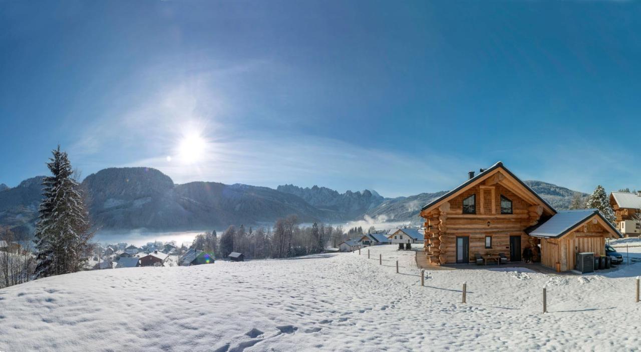 Das Blockhaus Gosau Buitenkant foto