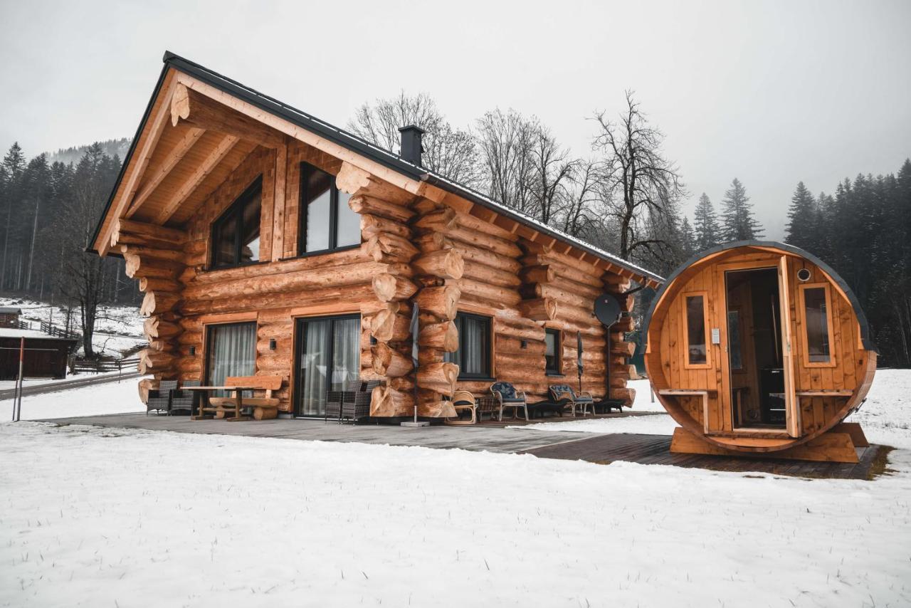 Das Blockhaus Gosau Buitenkant foto