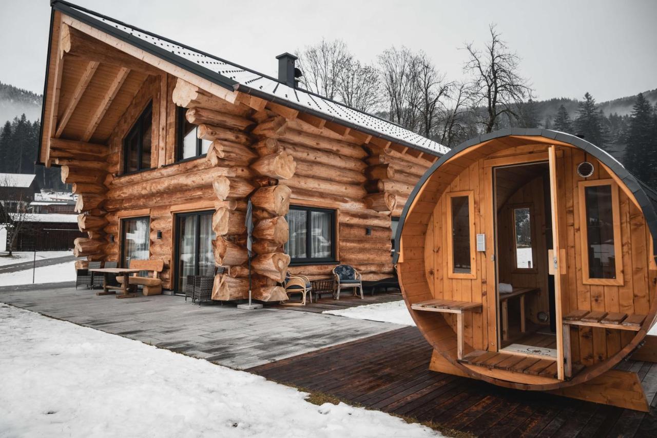 Das Blockhaus Gosau Buitenkant foto