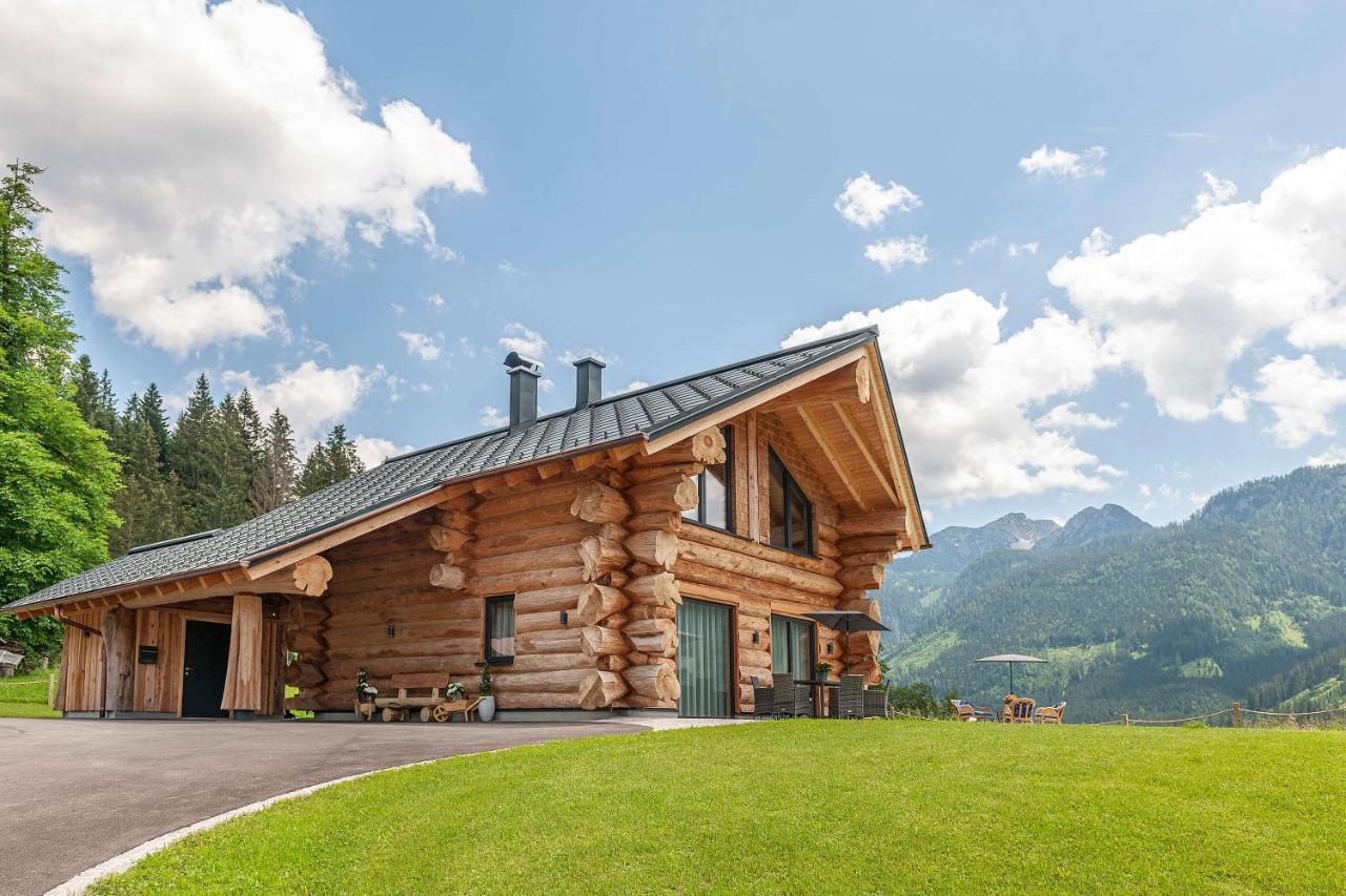 Das Blockhaus Gosau Buitenkant foto