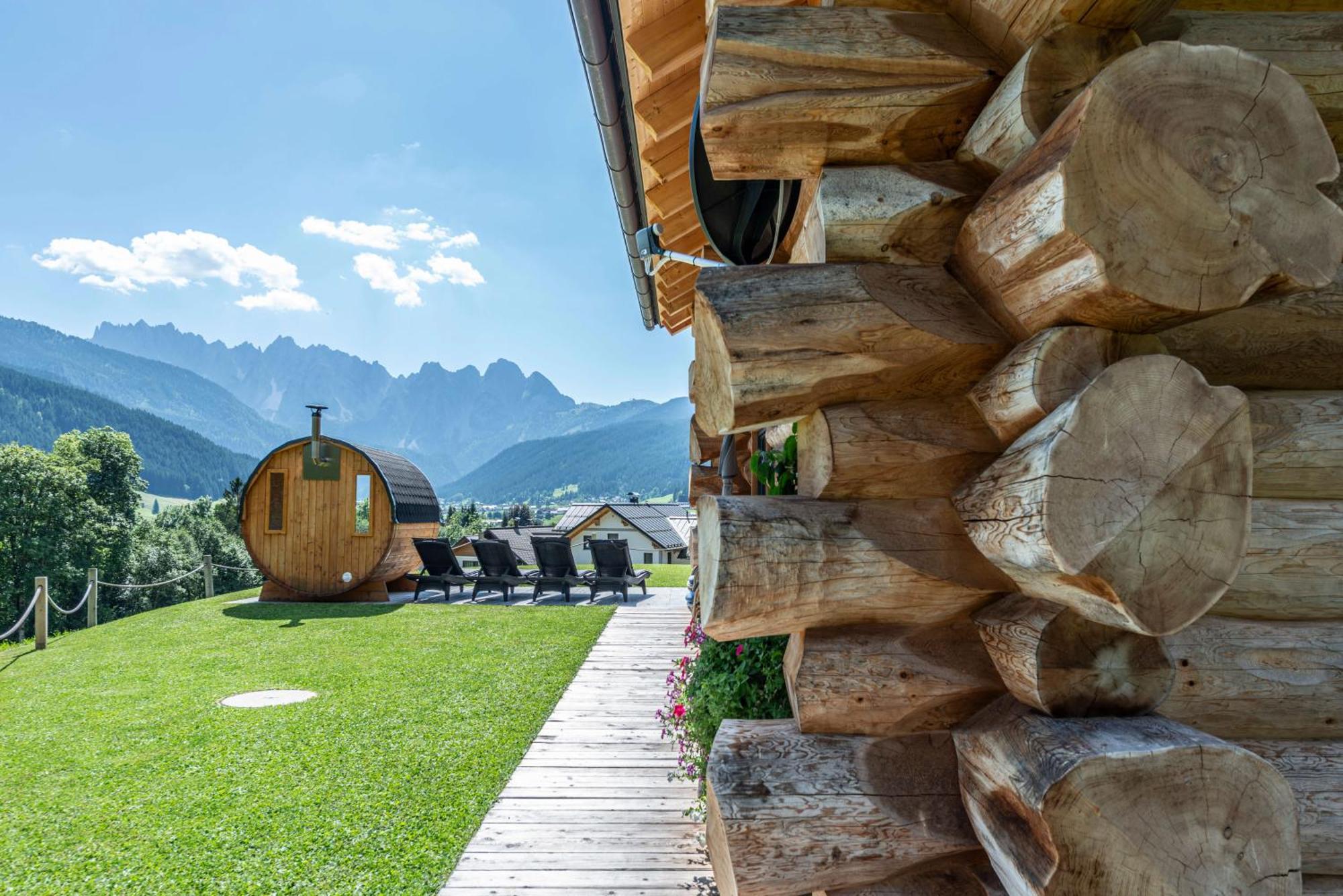 Das Blockhaus Gosau Buitenkant foto
