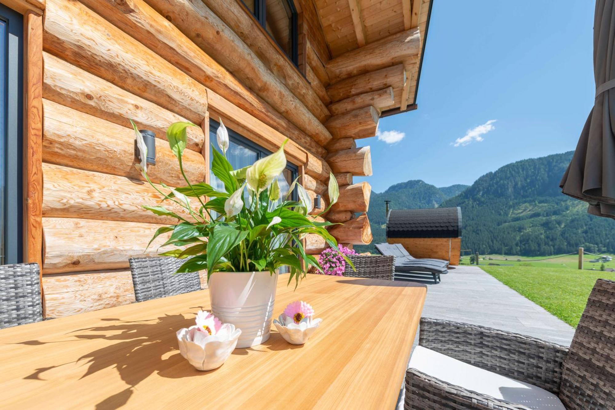 Das Blockhaus Gosau Buitenkant foto